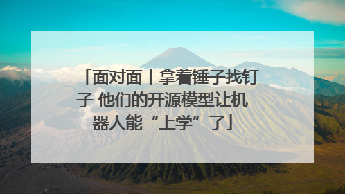 面对面丨拿着锤子找钉子 他们的开源模型让机器人能“上学”了