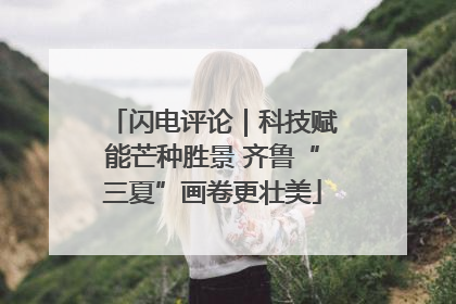 闪电评论｜科技赋能芒种胜景 齐鲁“三夏”画卷更壮美