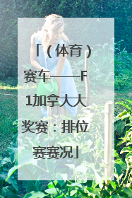 （体育）赛车——F1加拿大大奖赛：排位赛赛况