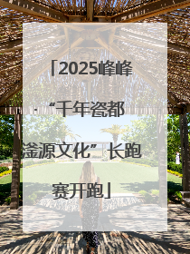 2025峰峰·“千年瓷都 滏源文化”长跑赛开跑